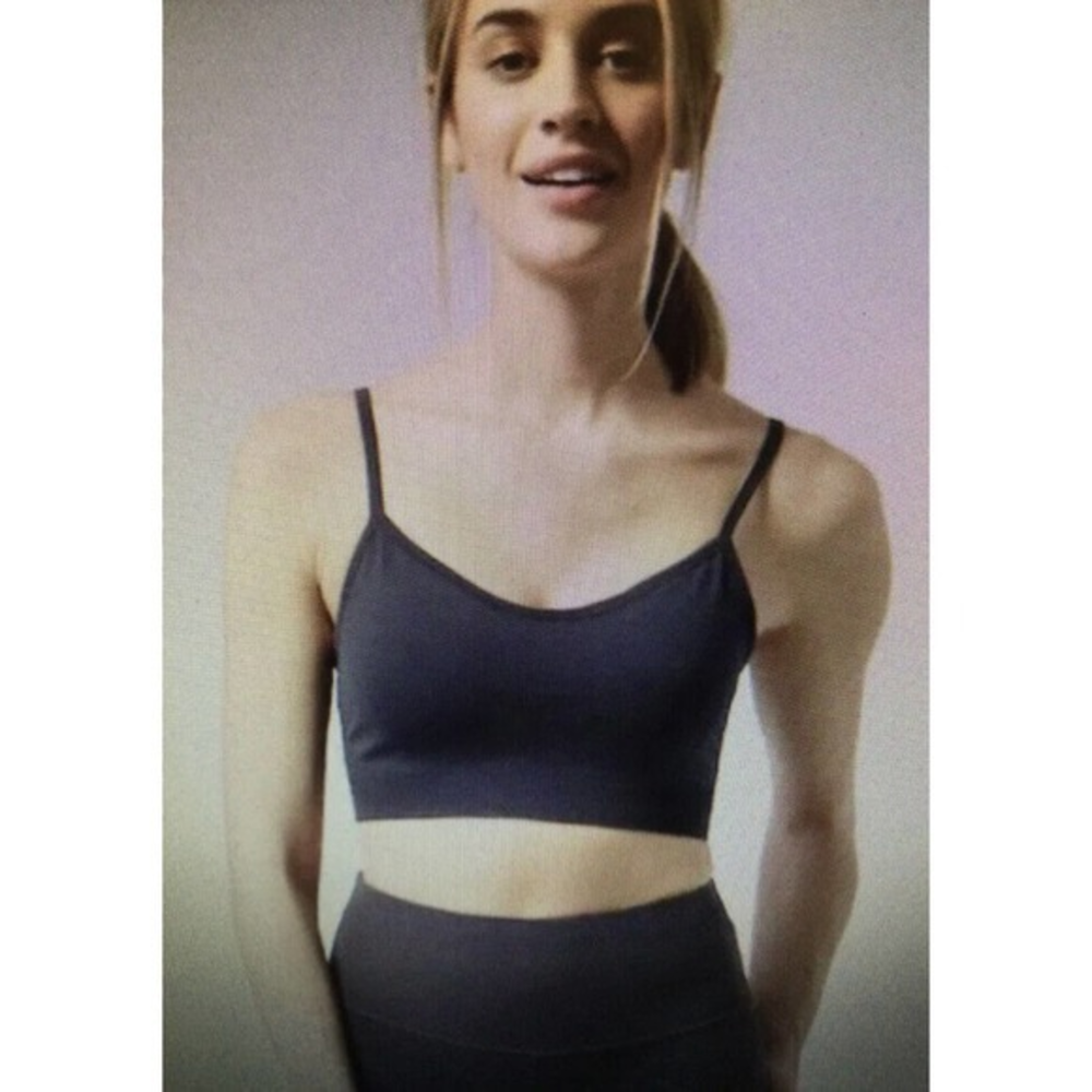 Athleta‎ Renew Bra D-DD XLarge sports athletic yoga pilates black NWT